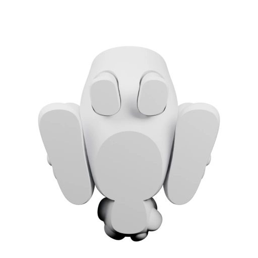 Удобная фигурка с пышными ушами и округлым телом