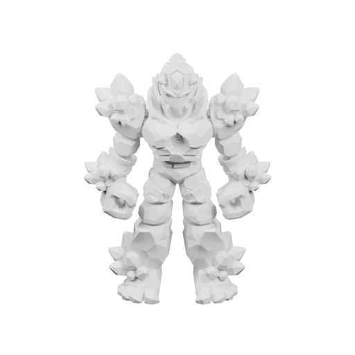 Симметричная структура с множеством выступов и плавных изгибов