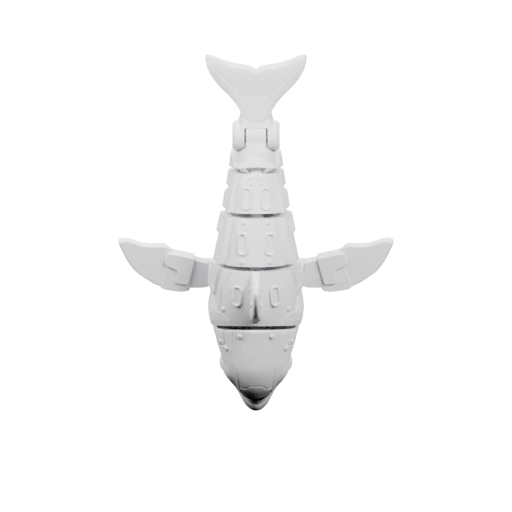 Симметричный объект с двумя ветвями и креплениями