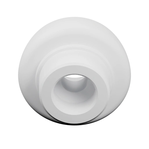 Цилиндрическая форма с внутренним проходом и внешней оболочкой