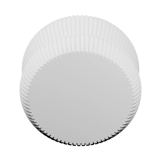 Плоская форма с волнистым краем и центральной частью