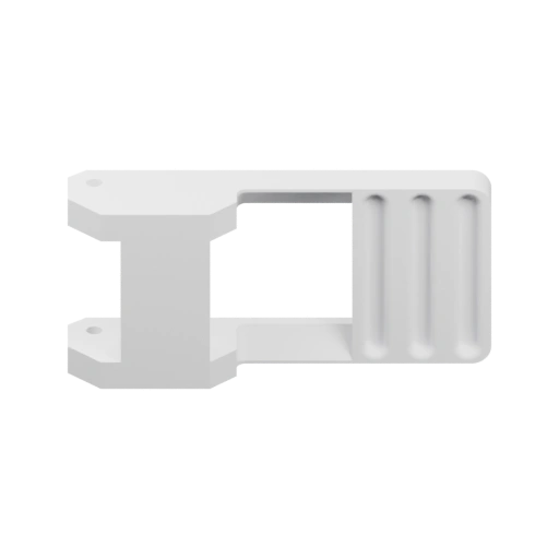 Устройство с двумя квадратными отверстиями и выступами для фиксации