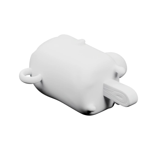 Узкая форма с выступающим крючком и изогнутым основанием