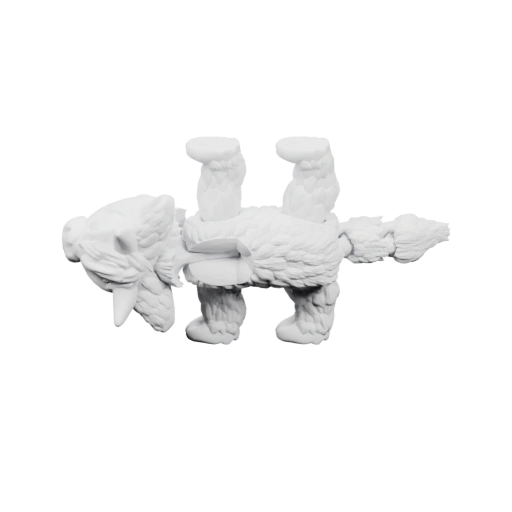 Пышные снежинки в виде крыльев и хвоста