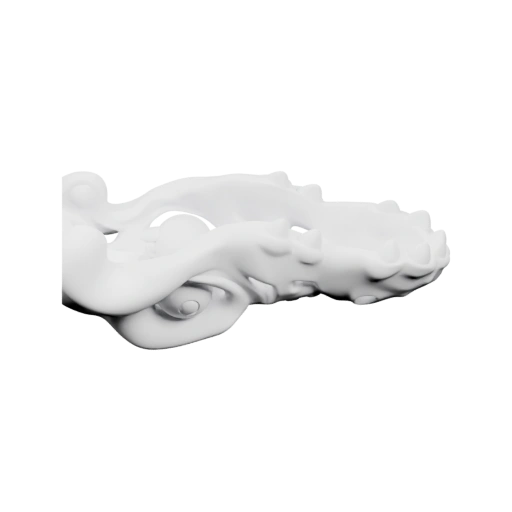 Фигурка с длинным хвостом и выразительными глазами