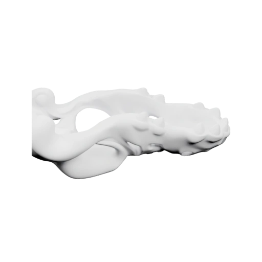 Фигурка с длинным шеей и вытянутым телом