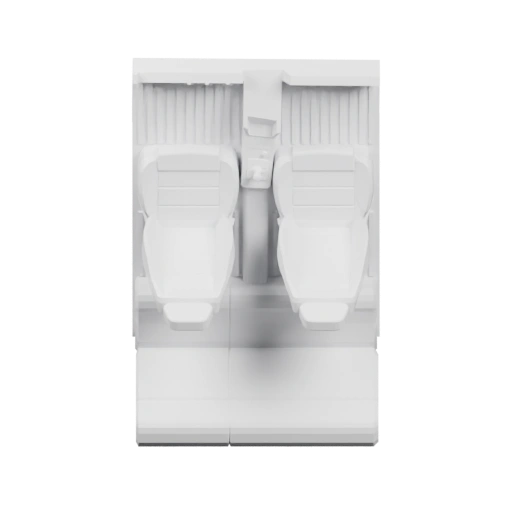 Симметричная конструкция с двумя вертикальными частями и горизонтальной основой