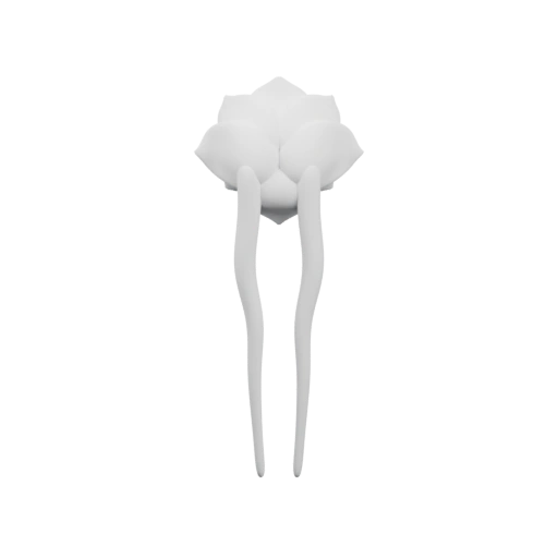 Узкая форма с раскрытым цветком и тонкими ножками