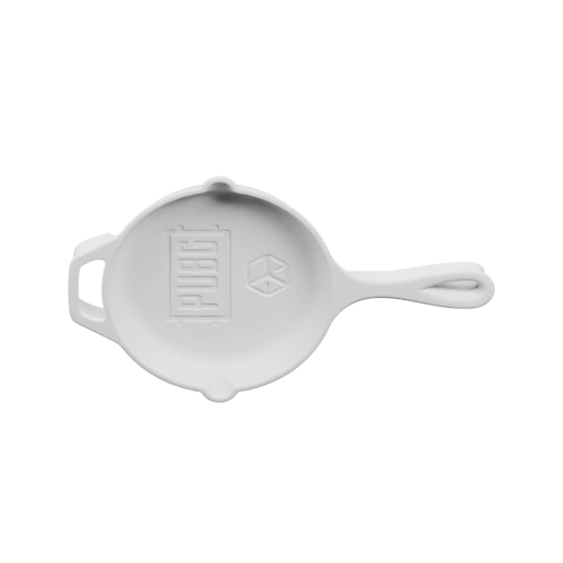 Форма напоминает сковороду с ручкой и выступающими элементами