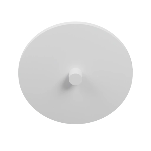 Две круглые плиты с центральными выступами и вертикальными стойками