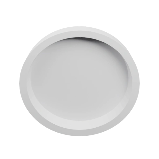 Плоская форма с внутренним вырезом и небольшими боковыми элементами