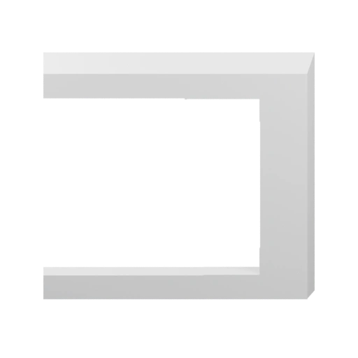 Прямоугольный элемент с выступами для крепления