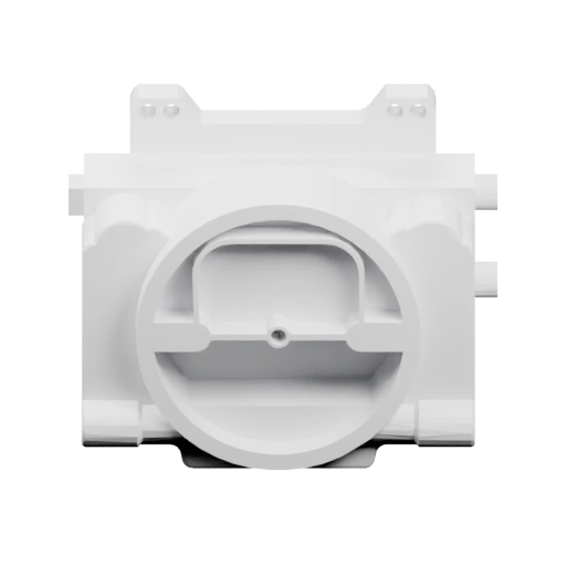 Круглая часть с отверстиями и крепежными элементами