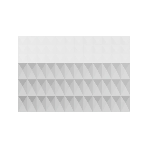 Панель с повторяющимся узором из треугольников, разделенная на секции