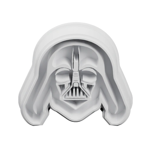 Форма для печенья с изображением лица и капюшоном