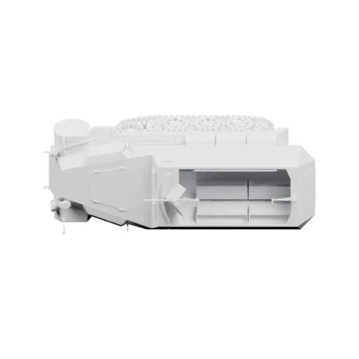 Устройство с гусеницами и бронированным корпусом