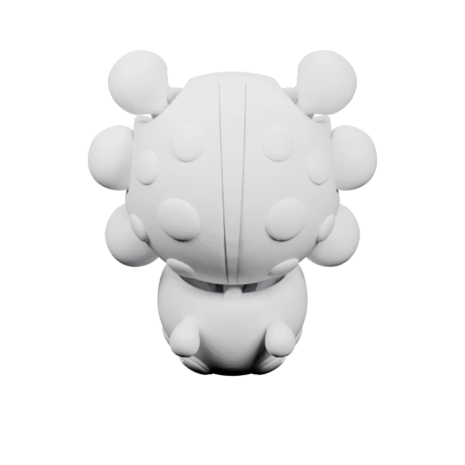 Фигурка с округлой формой и выпуклыми элементами