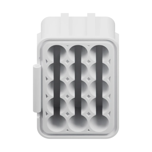 Устройство с отсеками для хранения элементов питания