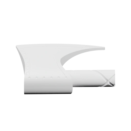 Узкая форма с рукояткой и лезвием, с декоративными элементами