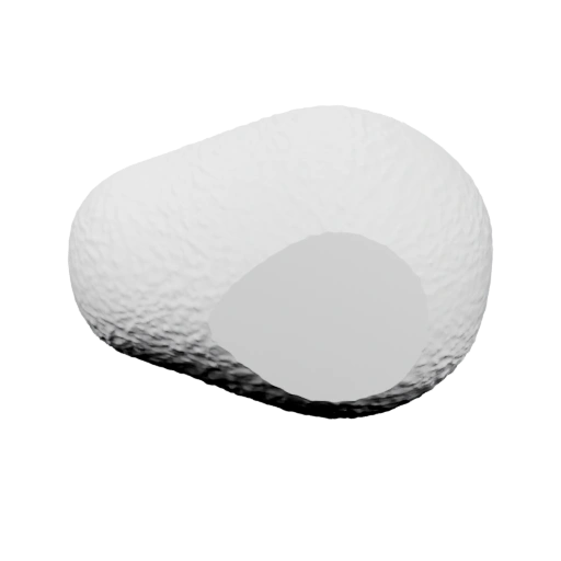 Гладкая поверхность с естественными изгибами и неровностями