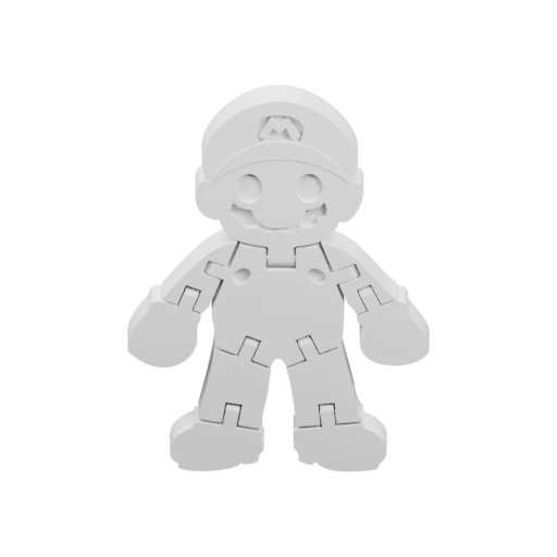 Сегментированная форма с головой, телом и ногами