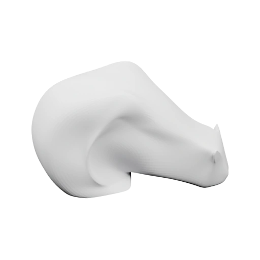 Два симметричных элемента с изогнутыми формами и выступами