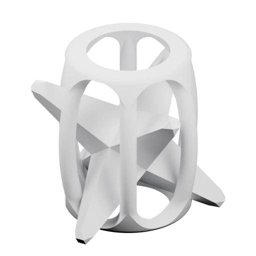 Симметричная форма с вложенными геометрическими элементами