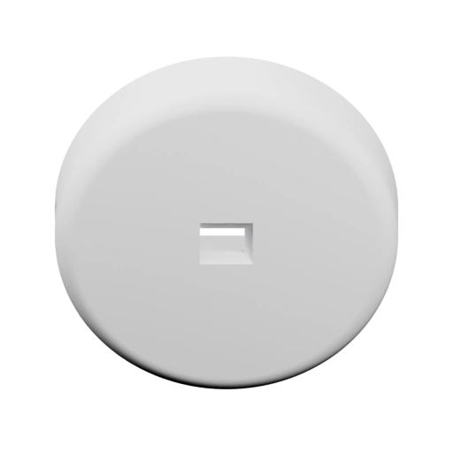 Круглая форма с центральным отверстием и вертикальной частью с отверстием