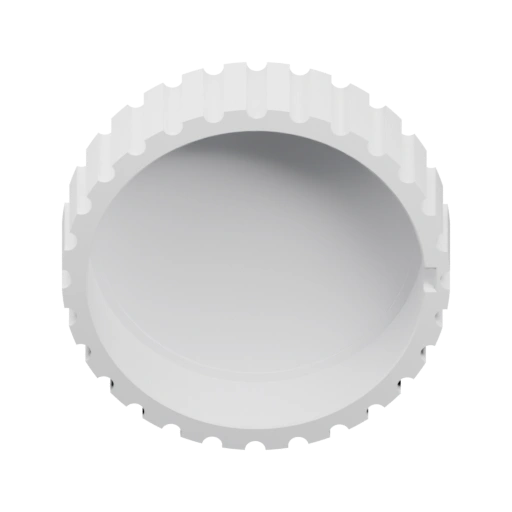 Круглая форма с волнистым краем и цилиндрическим основанием