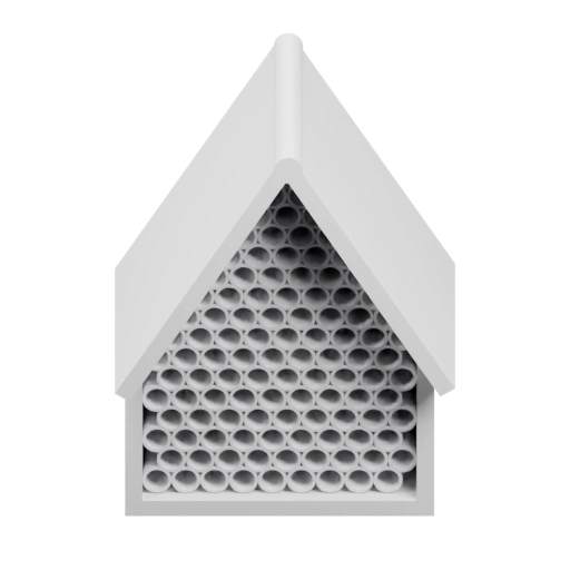 Структурированное пространство для размножения пчел в виде домика