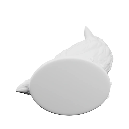 Фигурка птицы с расправленными крыльями крепится к стене