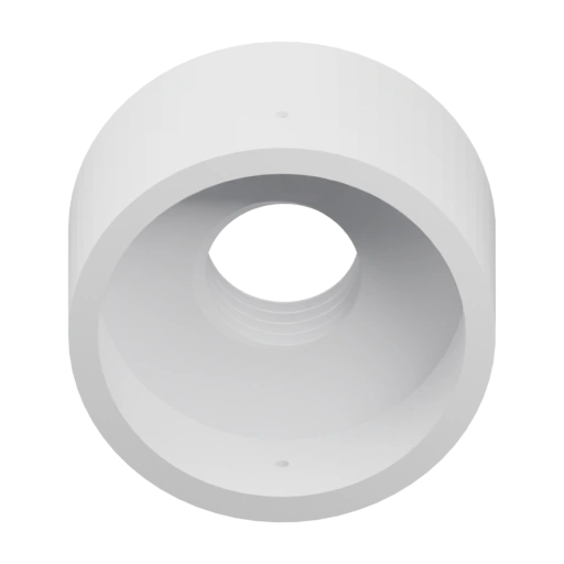 Круглая форма с отверстием, верхняя и боковая части, с отверстиями для крепления