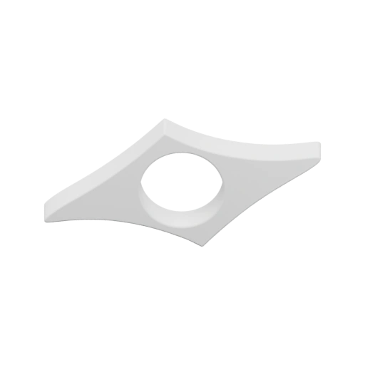 Два симметричных элемента с отверстиями для крепления