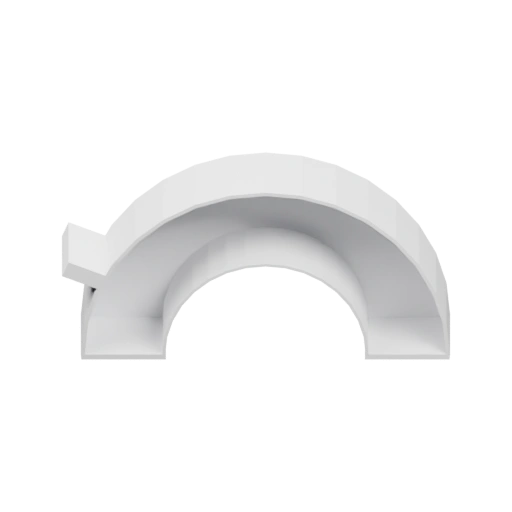 Арочная форма с подставкой и отверстиями для крепления