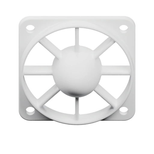 Круглая с отверстиями для воздуха, с крепежными отверстиями по углам