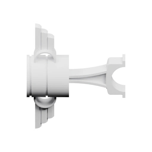 Симметричный элемент с центральной частью и двумя выступами по бокам