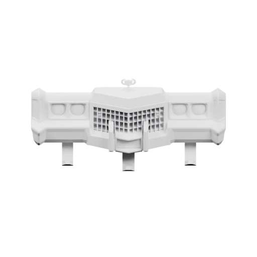 Устройство для крепления радиатора с двумя боковыми элементами и центральной решеткой