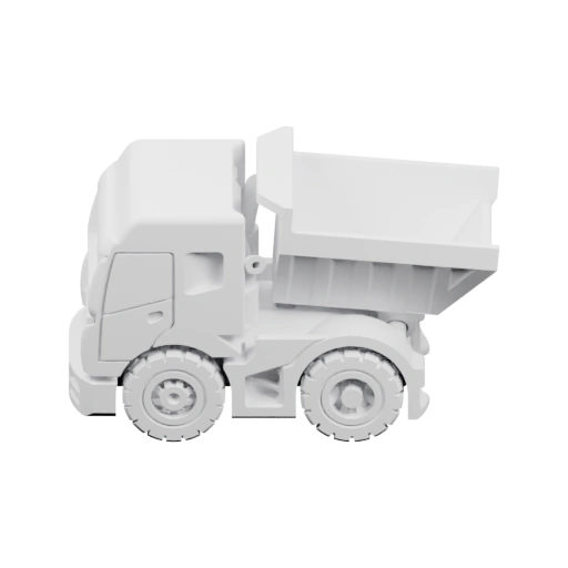 Машина с кабиной и откидным кузовом для перевозки грузов