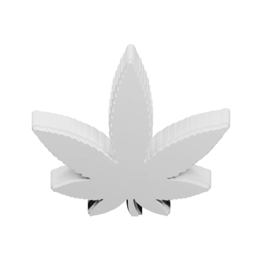 Узкая форма с листом и заостренными краями