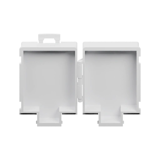 Имеет две части, соединяющиеся между собой