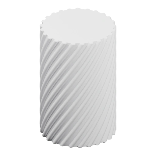 Цилиндрическая форма с витыми линиями по боковой поверхности