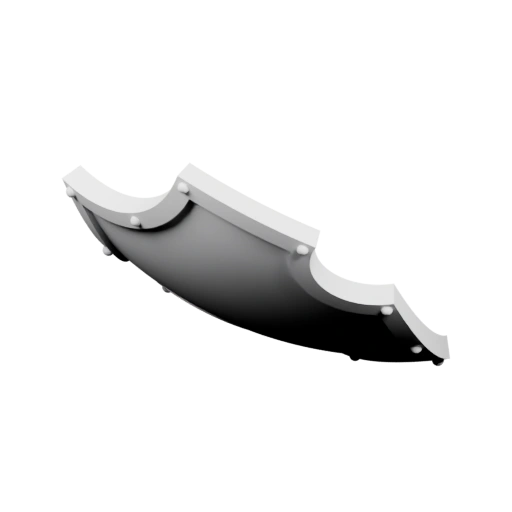 Планка с вырезом и фиксатором, снабжена крепежными элементами по краям