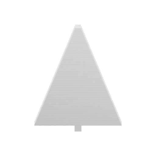 Треугольная форма с основанием и верхней частью