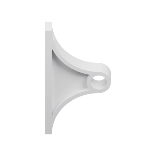 Симметричный элемент с вырезами и отверстиями для фиксации