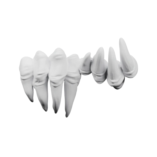 Сложная форма с острыми концами и изогнутыми линиями