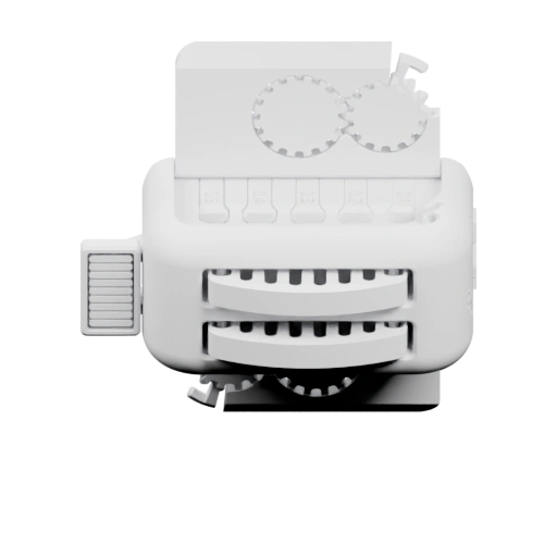 Устройство с вырезами и вращающимися элементами