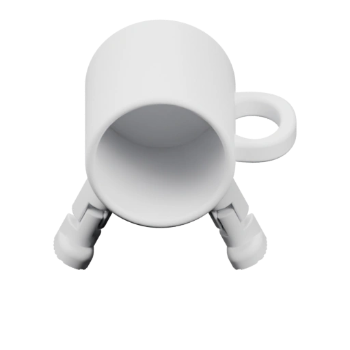 Устройство с ручкой и подставкой для устойчивого размещения