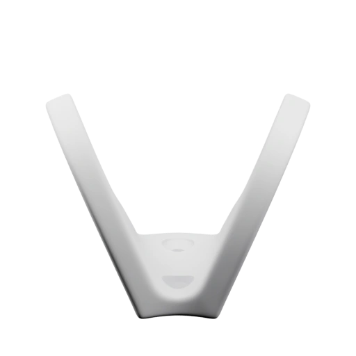 Устройство для фиксации на вертикальной поверхности с двумя выступами