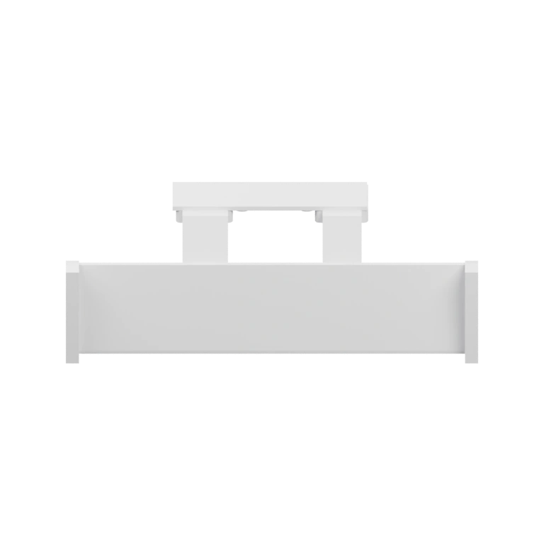 Имеет прямоугольную основу с вырезами и подвижными элементами