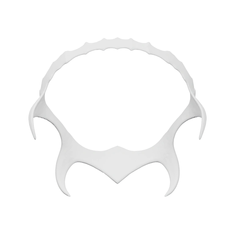 Симметричный арочный элемент с выступами и закруглениями